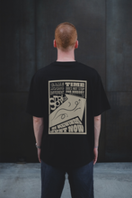 Load image into Gallery viewer, Stamped in Time - Oversized Tee (Black)