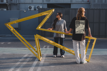 Load image into Gallery viewer, Stamped in Time - Oversized Tee (Black)
