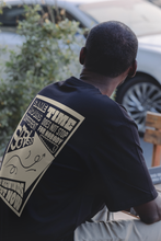 Load image into Gallery viewer, Stamped in Time - Oversized Tee (Black)

